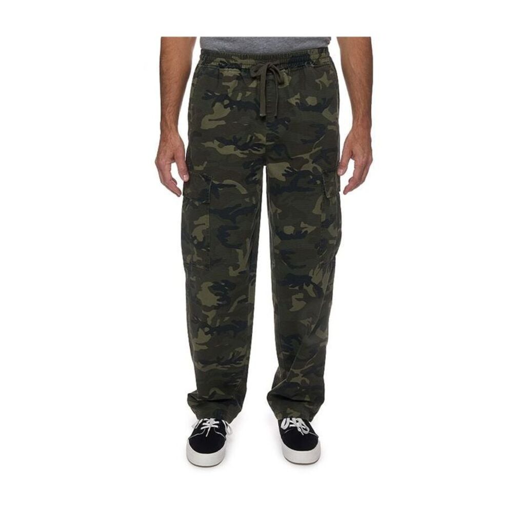 LAZER Mens Camoouflage Loose Fit Casual Cargo Pants, NWT